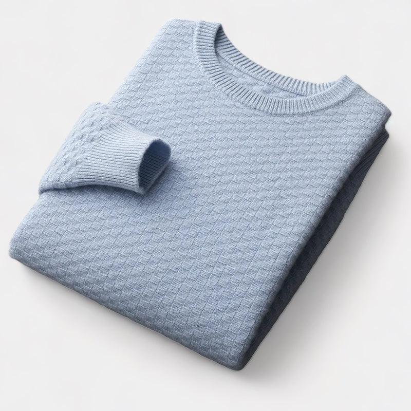 Old Money Suéter de Lana Merina a Cuadros Colección Exclusiva Edición Limitada Internacional