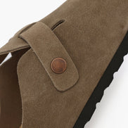 Old Money Zuecos De Ante De Ternera Suede Colección Exclusiva Para Elegancia Cotidiana