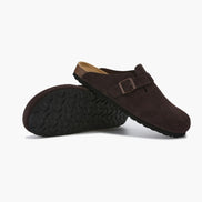 Old Money Zuecos De Ante De Ternera Suede Colección Exclusiva Para Elegancia Cotidiana