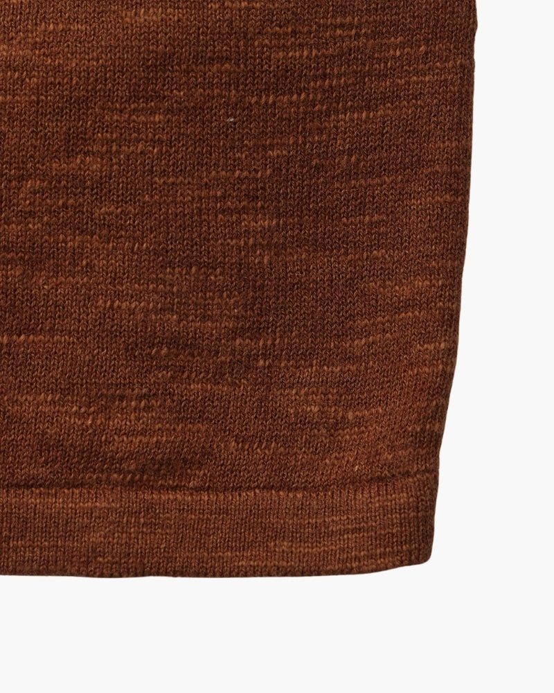 Suéter De Cuello Redondo De Algodón Y Lino 75 Por 25 Colección Lino Premium Edición Limitada