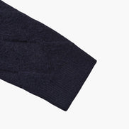 Heritage Cardigan De Punto Diamante Con Cremallera En Mezcla De Lana Y Algodón Edición Limitada