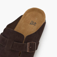 Old Money Zuecos De Ante De Ternera Suede Colección Exclusiva Para Elegancia Cotidiana