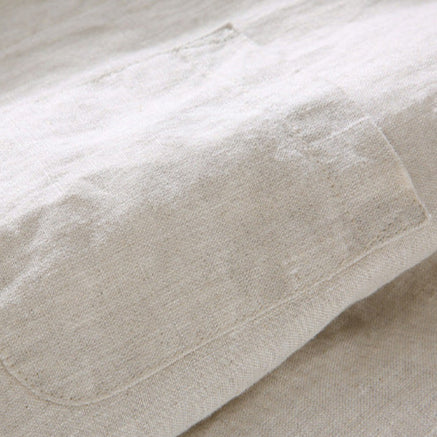 Old Money Camisa De Lino Larga De La Colección Linen Con Detalle De Exclusividad