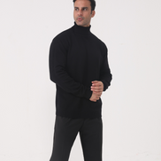 Gstaad Suéter De Cuello Alto En Lana Merino Colección Luxe Exclusivo Detalle Artesanal