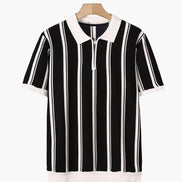 Modena Polo de Punto con Cremallera Parcial Algodón Premium Colección Italiana Edición Limitada