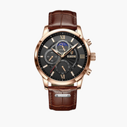 Lugano Classic Reloj de Pulsera en Acero Inoxidable Premium Colección Exclusivo y Resistente al Agua