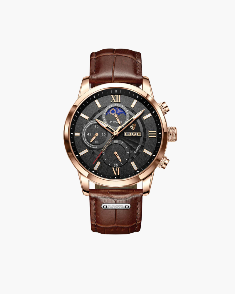 Lugano Classic Reloj de Pulsera en Acero Inoxidable Premium Colección Exclusivo y Resistente al Agua