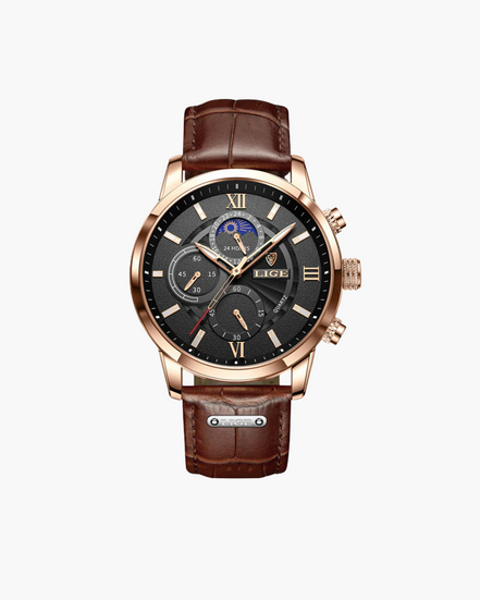 Lugano Classic Reloj de Pulsera en Acero Inoxidable Premium Colección Exclusivo y Resistente al Agua