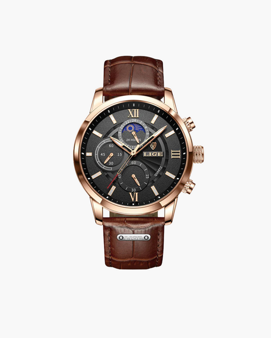 Lugano Classic Reloj de Pulsera en Acero Inoxidable Premium Colección Exclusivo y Resistente al Agua
