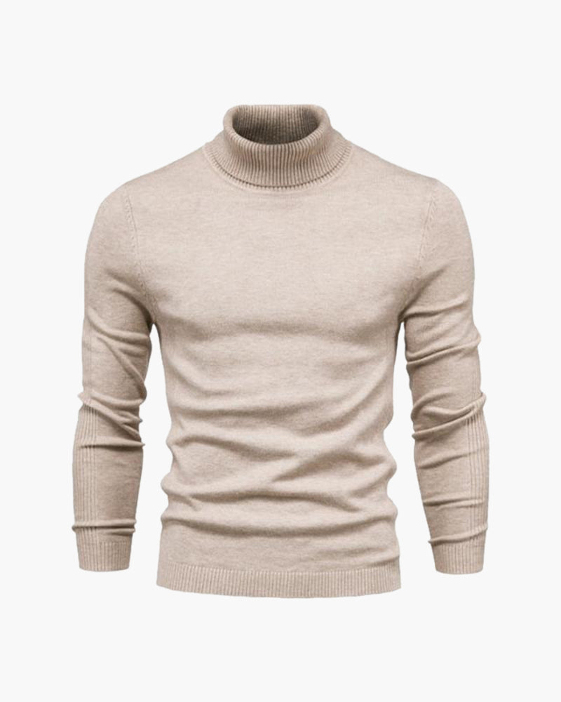 Gstaad Suéter De Cuello Alto En Lana Merino Colección Luxe Exclusivo Detalle Artesanal