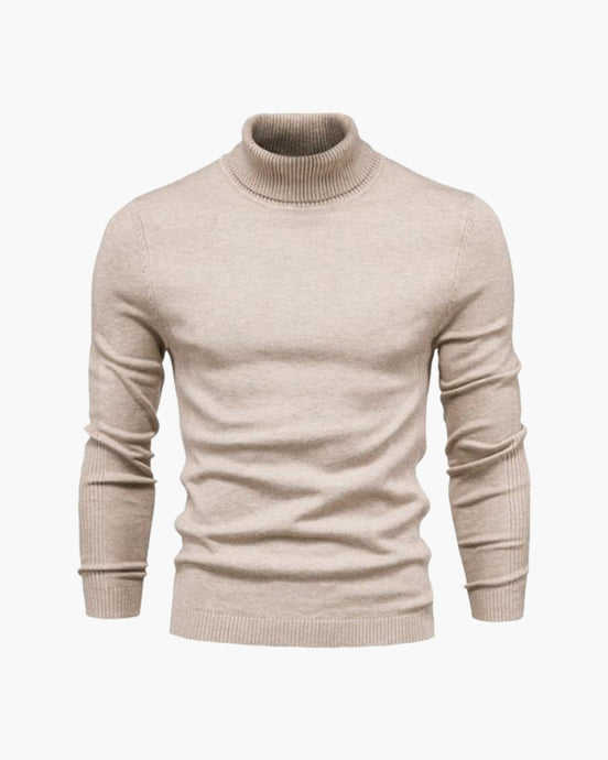 Gstaad Suéter De Cuello Alto En Lana Merino Colección Luxe Exclusivo Detalle Artesanal