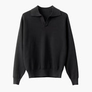 Suéter Polo Texturizado De Poliéster Premium Con Puños Y Dobladillo Acanalados Y Corte Clásico Edición Limitada