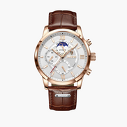 Lugano Classic Reloj de Pulsera en Acero Inoxidable Premium Colección Exclusivo y Resistente al Agua