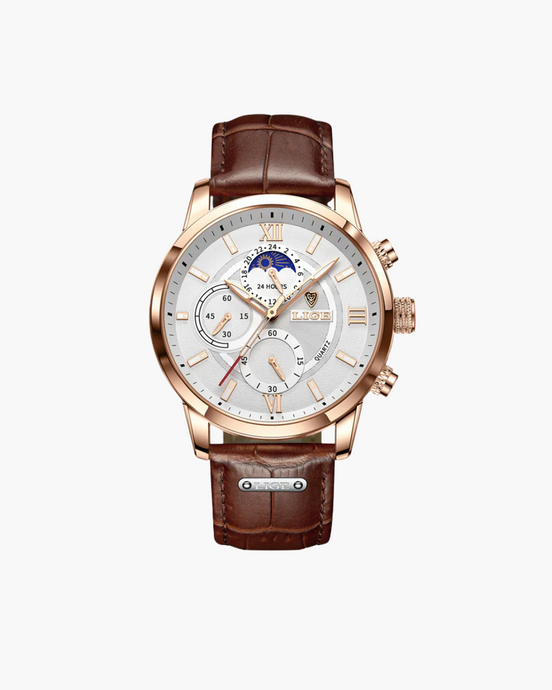 Lugano Classic Reloj de Pulsera en Acero Inoxidable Premium Colección Exclusivo y Resistente al Agua