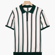 Modena Polo de Punto con Cremallera Parcial Algodón Premium Colección Italiana Edición Limitada