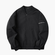 Chaqueta Bomber Minimalista Colección Minimalist Edición Limitada Con Bolsillo Utilitario