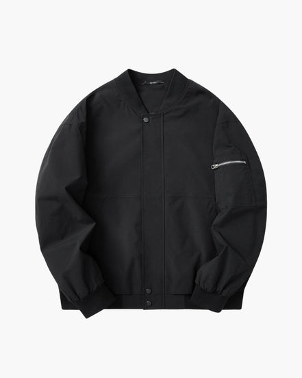 Chaqueta Bomber Minimalista Colección Minimalist Edición Limitada Con Bolsillo Utilitario