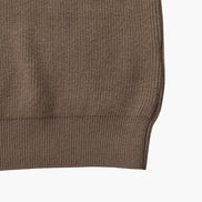 Suéter De Punto Refinado Con Media Cremallera Algodón Premium Colección Exclusiva