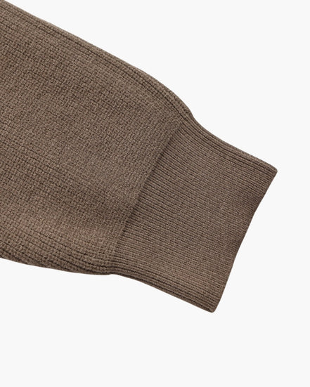 Suéter De Punto Refinado Con Media Cremallera Algodón Premium Colección Exclusiva