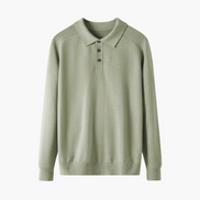 Polo de Lana Premium Confort Superior Colección Clásica Exclusiva para Hombre Vestir Diario