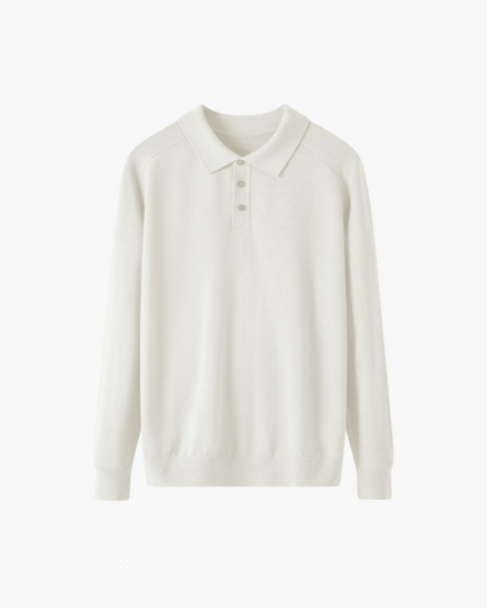 Polo de Lana Premium Confort Superior Colección Clásica Exclusiva para Hombre Vestir Diario