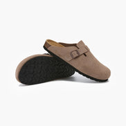 Old Money Zuecos De Ante De Ternera Suede Colección Exclusiva Para Elegancia Cotidiana