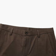 Pantalones De Lana Mezclada Premium Colección Entallada Con Detalles Refinados Edición Limitada