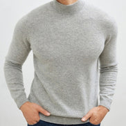 Suéter Cuello Alto de Cachemira y Lana Colección Lujo Exclusivo para Hombre Premium