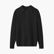 Chaleco De Lana Premium 100 Por Ciento Con Cremallera Y Cuello Estructurado Colección Exclusiva Para Hombre