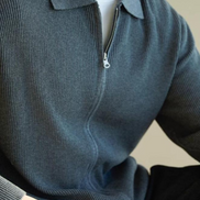 Chaleco De Lana Premium 100 Por Ciento Con Cremallera Y Cuello Estructurado Colección Exclusiva Para Hombre