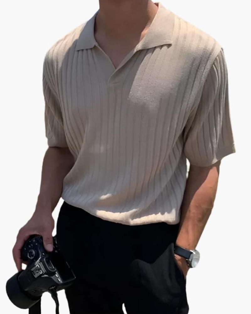 Florence Polo Canalé de Algodón Colección Lux Exquisita Edición Limitada para Estilo Refinado