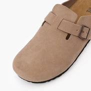 Old Money Zuecos De Ante De Ternera Suede Colección Exclusiva Para Elegancia Cotidiana