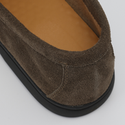 Mocasines De Ante Premium Colección Clásica Edición Limitada Con Suelas Negras Y Acabado Refinado