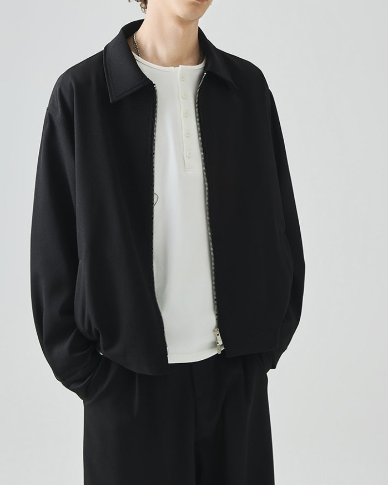 Cazadora Minimalista Con Cremallera Transpirable Exclusiva