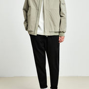 Chaqueta Bomber Minimalista Colección Minimalist Edición Limitada Con Bolsillo Utilitario