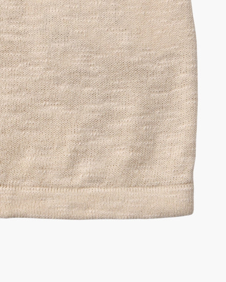 Suéter De Cuello Redondo De Algodón Y Lino 75 Por 25 Colección Lino Premium Edición Limitada