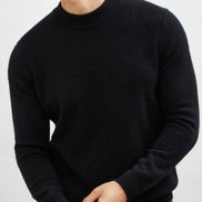 Suéter Cuello Alto de Cachemira y Lana Colección Lujo Exclusivo para Hombre Premium