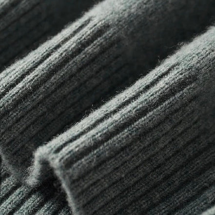 Old Money Suéter de Merino Cuello Alto Colección Vintage Edición Limitada Exclusiva