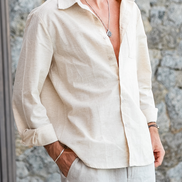 Conjunto Tranquilo Lino 100 Por Ciento Ante Colección Minimalista Exclusiva Para Quienes Aprecian Discreta Sofisticación