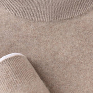 Suéter Cuello Alto de Cachemira y Lana Colección Lujo Exclusivo para Hombre Premium