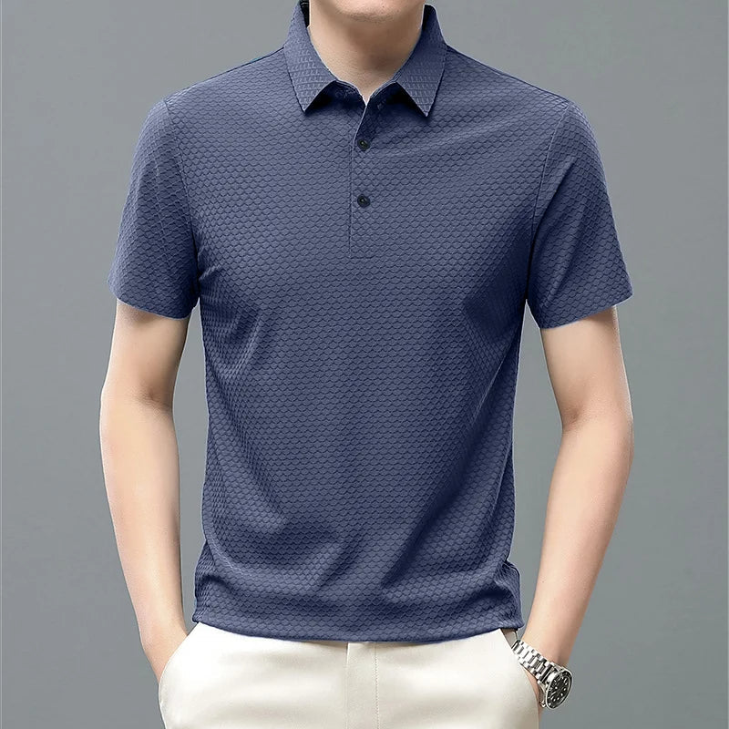 Polo Texturizado AeroFit Colección Premium Exclusiva Edición Limitada Para Primavera Verano