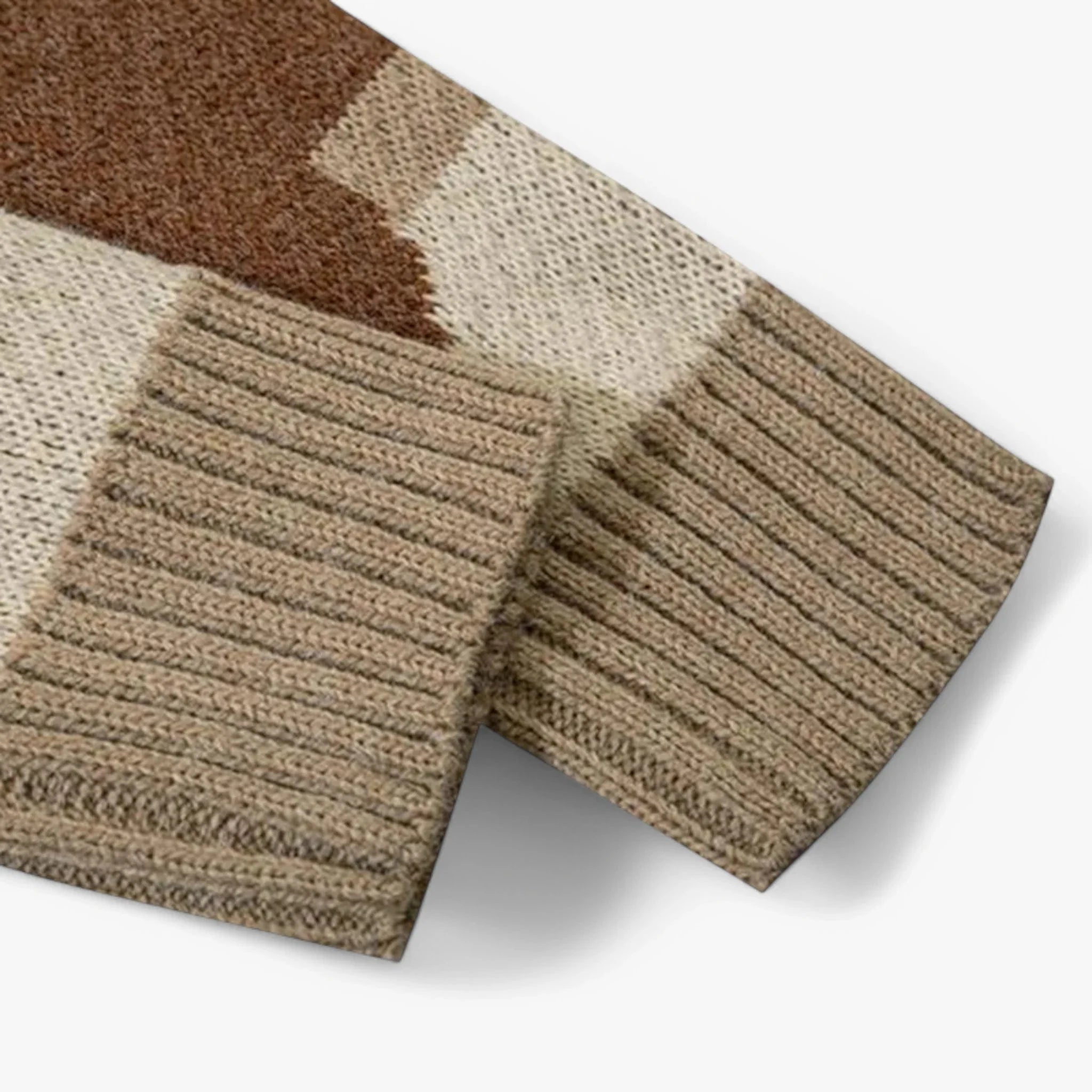 Cárdigan De Punto Con Estampado Animal Jacquard, Botones Frontales, Corte Suelto, Edición Exclusiva