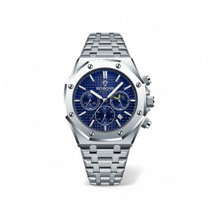 Astra Reloj Cronógrafo Colección Noir Edición Limitada en Acero Inoxidable Negro con Calendario