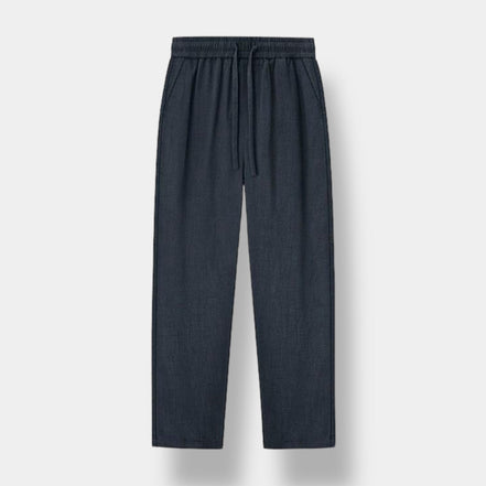 Old Money Pantalón De Lino De Corte Relajado Colección Lujo Edición Limitada Exclusiva