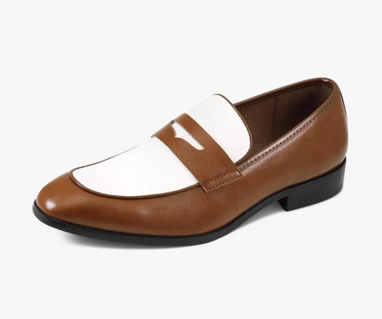 Montclair Mocasín Bicolor de PU Colección Refinada Edición Limitada para Oficina y Eventos