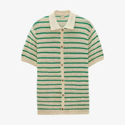 Polo A Rayas De Punto Breeze Colección Exclusiva Para Primavera Verano Con Detalles Retro Y Tejido Transpirable