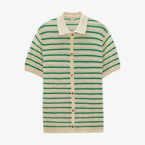 Polo A Rayas De Punto Breeze Colección Exclusiva Para Primavera Verano Con Detalles Retro Y Tejido Transpirable