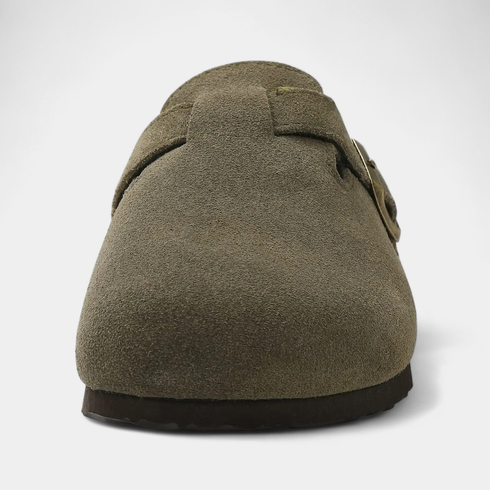 Old Money Zueco De Cuero Ante De La Colección Old Money Con Toque Exclusivo Para Hombre Elegante