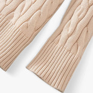 Suéter Trenzado de Algodón Premium Exclusivo con Cremallera