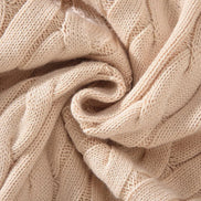 Suéter Trenzado de Algodón Premium Exclusivo con Cremallera